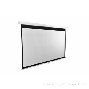 Wall Mounted Matte White Rollers Manual Projection screen